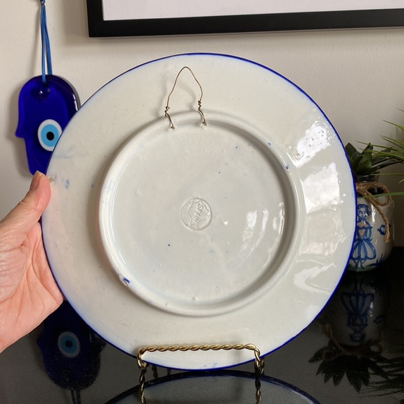 Decorated pottery plated - Picture 5 of 8